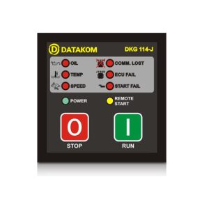 DKG-114-J  CONTROLEUR DE GROUPE ELECTROGENE A DEMARAGE MANUEL ET A DISTANCE AVEC INTERFACE J1939