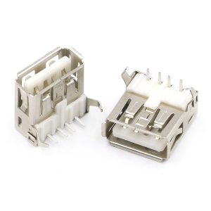 CONNECTEUR USB FEMELLE  TYPE A COUDER A SOUDER
