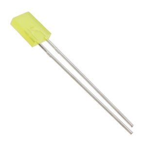 LED JAUNE RECTANGULAIRE 5MM
