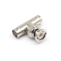 ADAPTATEUR BNC MALE VERS BNC DOUBLE FEMELLE FORME T