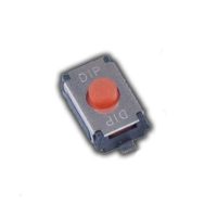 BOUTON POUSSOIR MICRO SWITCH OUVERT ROUGE MINIATURE