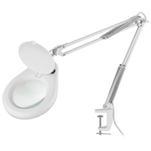 SUPPORT LAMPE LOUPE (BLANC)