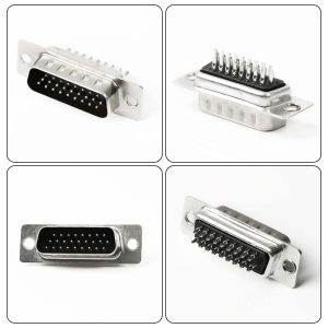 DIN26M CONNECTEUR METALIQUE MULTIBROCHES  MALE 26 PINS