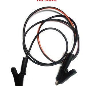 CABLE PINCE CROCO/CROCO 1M NOIR