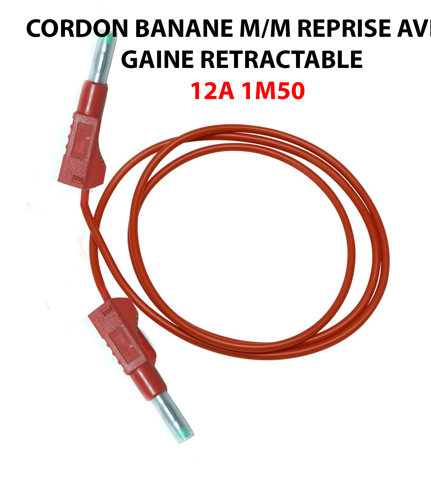 CORDON BANANE M M REPRISE AVEC GAINE RETRACTABLE 12A 1M50