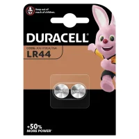 LR44  PILE DURACELL ALKALINE 1,5V  ( 2PCES )