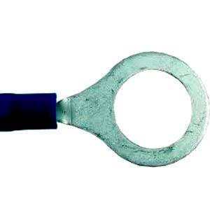 V111233 COSSE A ANNEAU ISOLEES BLEU  13MM  SACHET (50PCS)