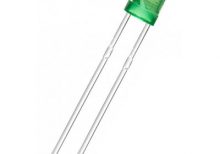 LED 3MM  VERTE / VERTE