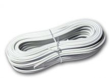 CABLE 2X0,5 MM BLANC (10M)