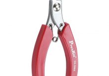 1PK-396A PINCE COUPANTE ELECTRONICIEN ROUGE