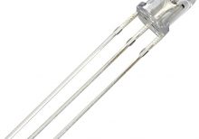 LED 3MM  BICOLOR 3 PATTE ROUGE VERT