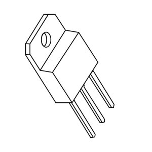 BUX98AP TRANSISTOR NPN 24A 450V TO-218 (used)