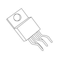 VIPER100 SMPS PRIMARY I.C TO-220-5 (used)