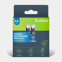 UNIROSS PILE RECHARGEABLE AA 2500MA 1,2V  2PCS