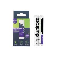 UNIROSS PILE RECHARGEABLE 18650 3000MA 3,6V