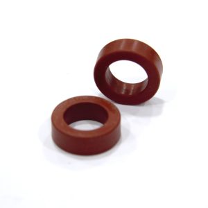 ANNEAU DE FERRITE ? EXTERNE 21MM H 7MM ROUGE BRIQUE