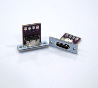 CONNECTEUR USB3.1 TYPE C FEMELLE 16 BROCHES SUR PCB