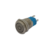 IML19    INTERRUPTEUR METALIQUE ETANCHE  A LED diam 19MM