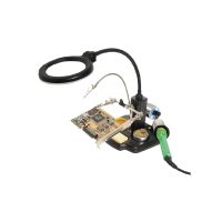 SN-396//SUPPORT 3EME MAINS AVEC LAMPE LOUPE ET ACCESSOIRES DE SOUDAGE